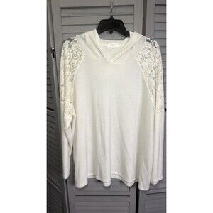 Soleillee women's long-sleeve hooded sweatshirt Size 3x